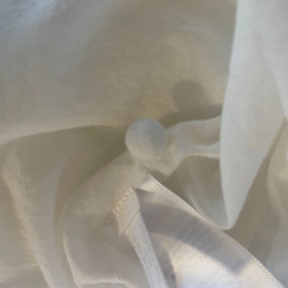 Madewell Embroidered Eyelet Button-Front Tiered Mini Dress, Lighthouse, M, MC958 - Picture 8 of 9